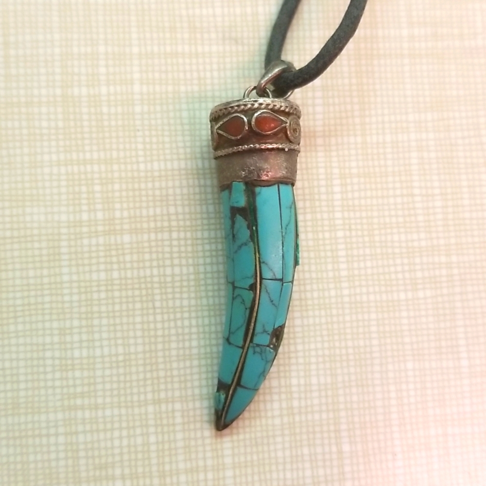 Genuine Turquoise Pendant